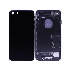 Tampa Traseira com Frame+Flex+Vibrator Apple iPhone 7G Preto Mate Tampa Traseira com Frame+Flex+Vibrator Apple iPhone 7G Preto Mate